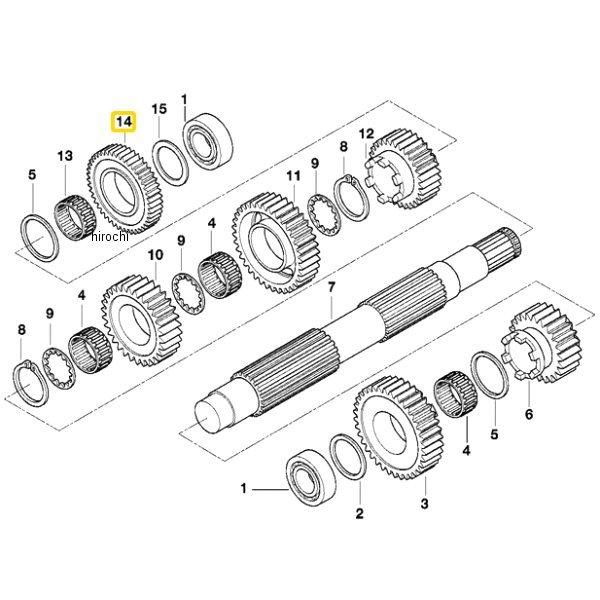 23217675167 BMW純正 シフト ホィール 1 速 EVO Z=53 JP店