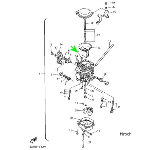 【メーカー在庫あり】 2A2-14172-16 ヤマハ純正 パイロットジェツト エア JP