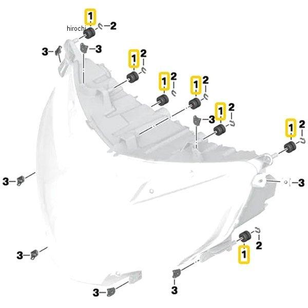 31421235615 BMW純正 ラバー クリップ JP店