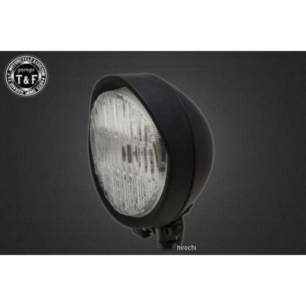 4020609 ガレージT＆F 5.5インチバイザーヘッドライト+ステー DS400 STD マット...