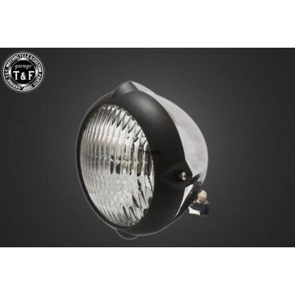 4021456 ガレージT&amp;F 5.75in ビンテージライト(マット黒/ポリッシュ)クラシックレン...