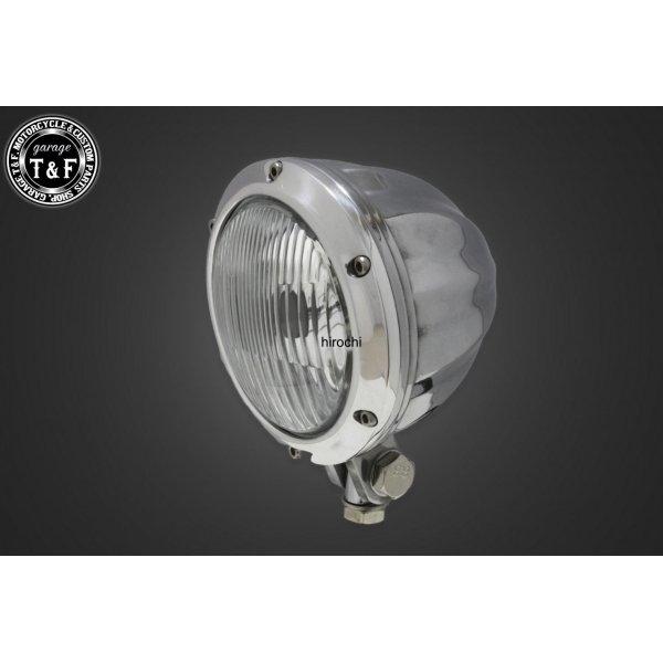 4024178 ガレージT&amp;F 4.5in シトラスヘッドライト ポリッシュ/クリアーレンズ+ステー...