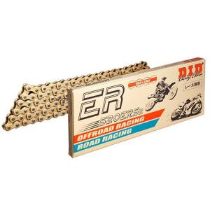 415ERZ-96L-GD 4525516453134 DID 大同工業 チェーン 415ERZ レース用 ERシリーズ ゴールド (96L) クリップ JP店｜hirochi