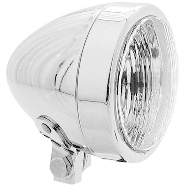 THU-42-99-210 サンダーバイク ヘッドライト 4インチ ニューベイツ H4 クローム H...