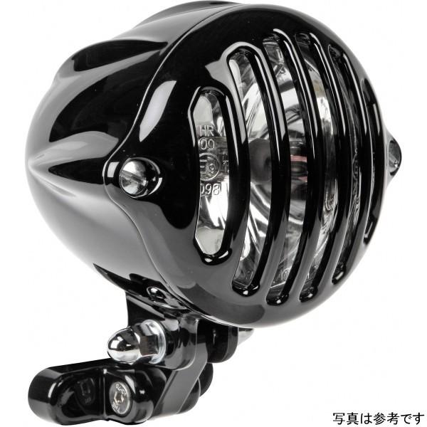 THU-42-99-590 サンダーバイク ヘッドライト 4インチ Alcatraz マットブラック...