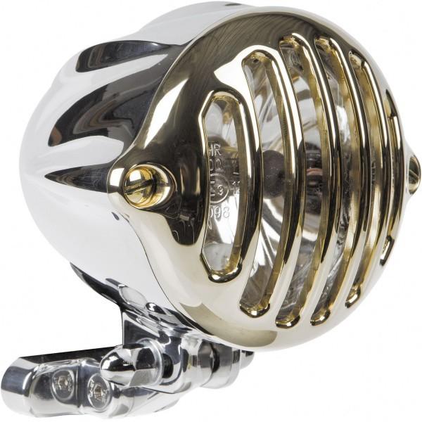 THU-42-99-600 サンダーバイク ヘッドライト 4インチ Alcatraz ポリッシュ/ブ...