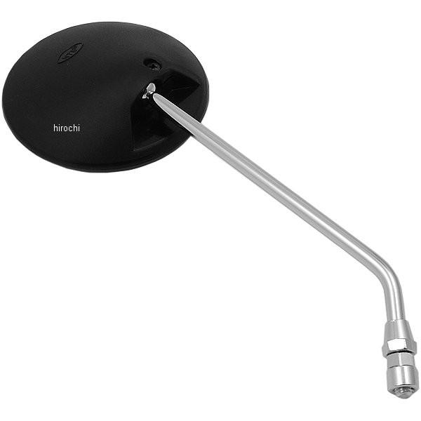 【メーカー在庫あり】 MR-102 NTB ミラー 丸型 黒/メッキ 8mm 左右共通 JP店