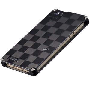 GI-261IB ギルドデザイン アルミスマホケース 市松 for iPhone SE/5s/5 黒 JP店