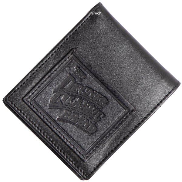 【メーカー在庫あり】 W-119 デグナー DEGNER 2つ折り レザー ウォレット 黒/黒 JP...