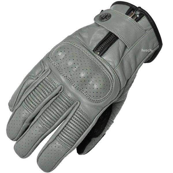 RLG2201 ライズ RIDEZ MOTO GLOVES DEFOE レザーグローブ グレー Lサ...