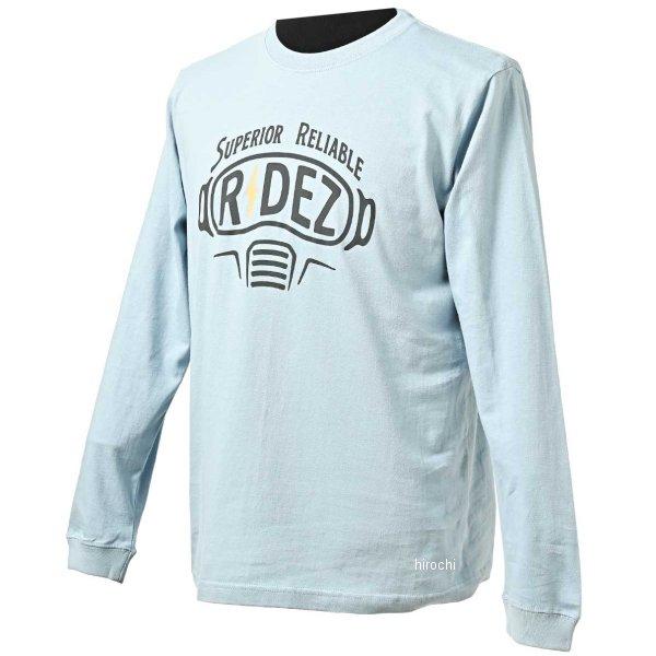 RD7019 ライズ RIDEZ XX-HEL 5.6oz ロングスリーブTシャツ アシッドブルー ...