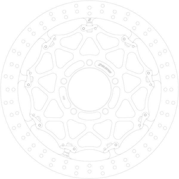 GSBDF0033R ゲイルスピード GALE SPEED クロスロック ディスクローター φ330...