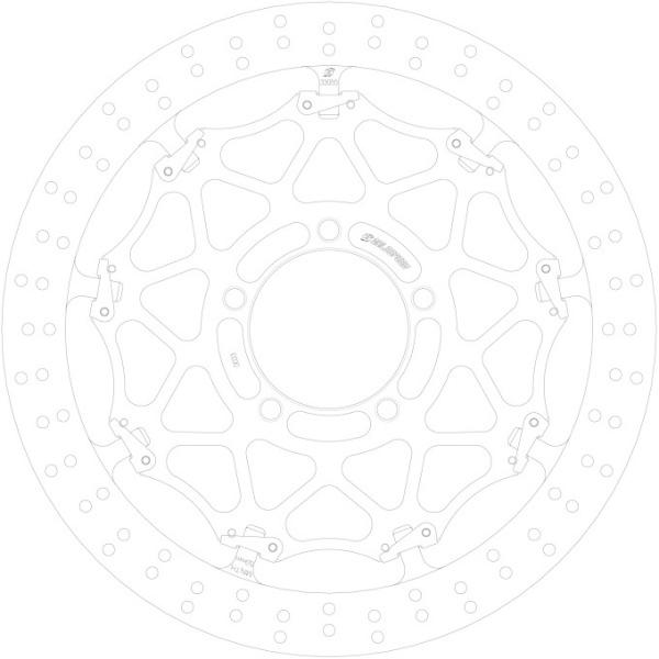 GSBDF0033L ゲイルスピード GALE SPEED クロスロック ディスクローター φ330...