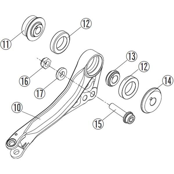 FCK7002-L04B ゲイルスピード GALE SPEED リペア FCK7002B用 チェンジ...