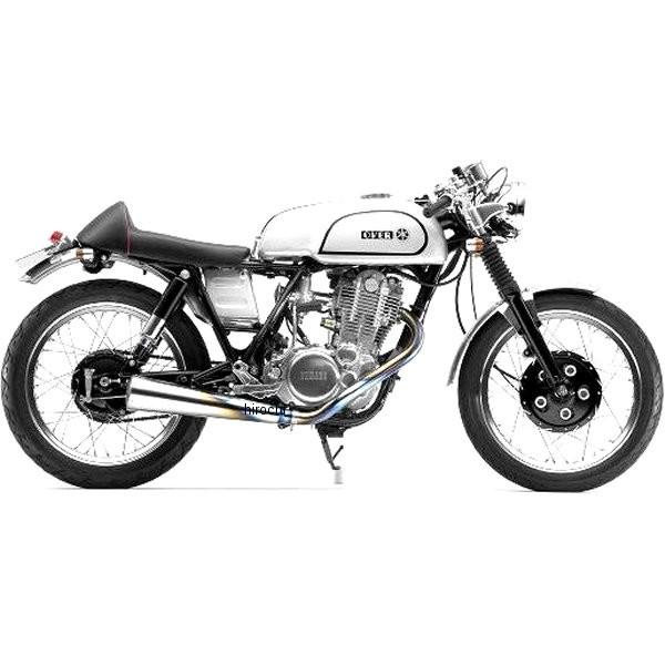 13-40-08 オーヴァー OVER フルエキゾースト メガホン MANXタイプ SR400 チタ...