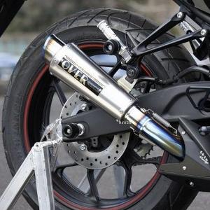 OVER│ツインチタン メガホン｜YZF-R25 MT-25｜マフラー OVER RACING オーヴァー ツインチタンメガホン スリップオン
