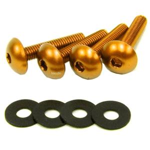 DBF072G デュラボルト DURA BOLT フェアリングボルトキット M6x16mm ゴールド 4本入り JP店