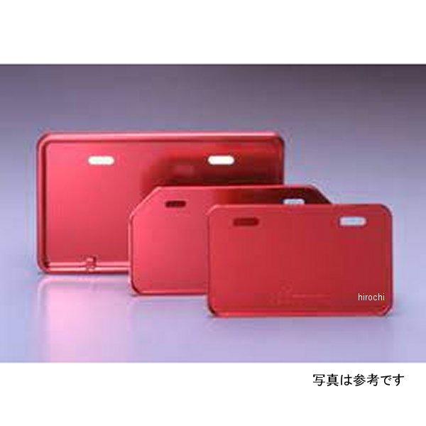 70-11-50R RCエンジニアリング アルミ ナンバー プレート カク・L 赤 JP店