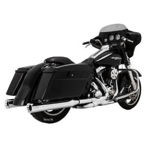 【メーカー在庫あり】 16714 バンス＆ハインズ VANCE&HINES スリップオンマフラー エリミネーター400 17年-22年 ツーリング クローム JP店｜hirochi