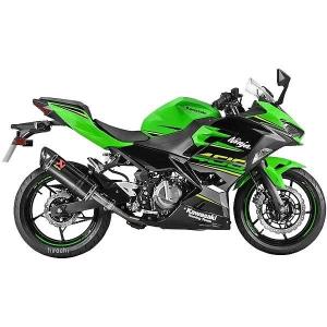 ninja250ninja400 Z400 アクラポビッチスリップオン マフラ- AKRAPOVIC（アクラポビッチ） スリップオンマフラー カーボン NINJA250