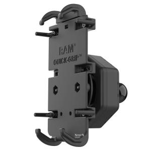 【メーカー在庫あり】 RAM-HOL-PD4-462B ラムマウント RAM Mounts 防振クレイドルホルダー(M) 1インチボール Vibe-Safe JP店｜hirochi