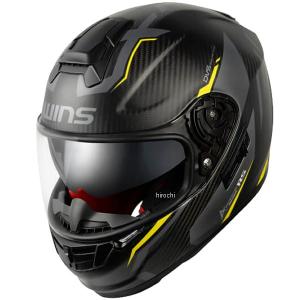 4560385760914 ウインズ WINS フルフェイスヘルメット A-FORCE RS FLASH type C マットカーボン/ネオンイエロー XLサイズ JP店