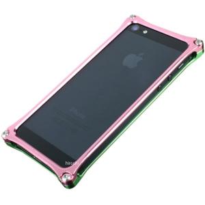 GIEV-262MARI ギルドデザイン ソリッドバンパー for iPhoneSE/5s/5 エヴァンゲリオン MARI モデル ライトグリーン/ピンク HD店