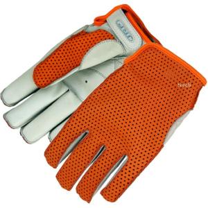 STM ジェイアールプロダクツ JRP レザーグローブ メッシュ オレンジ/アイボリー LLサイズ JP店