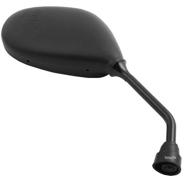 MIRAX04 ミラックス MIRAX ヤマハ用楕円ミラー 逆ネジ8mm 右側 黒 JP店