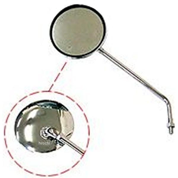 MIRAX06 ミラックス MIRAX スクーター用丸ミラー 正ネジ8mm 左側 メッキ JP店