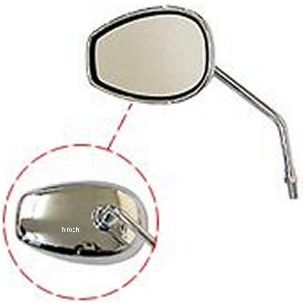 MIRAX15 ミラックス MIRAX 楕円ミラー 正ネジ10mm 左側 メッキ JP店