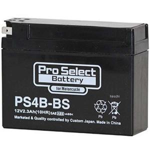 【即納】 PSB003 プロセレクト PROSELECT バイク用 MFバッテリー PS4B-BS YT4B-BS、GT4B-5互換 (液入充電済) JP店｜hirochi