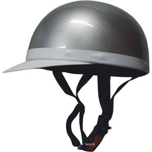 079122008 モトボワットBB Moto Boite  ハーフキャップヘルメット 白ツバ付き シルバー フリーサイズ JP店
