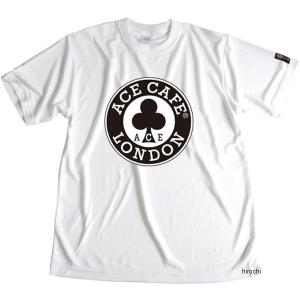 AA011DT-WH/M エースカフェロンドン ACE CAFE LONDON ドライTシャツ FLAG 白 Mサイズ JP店
