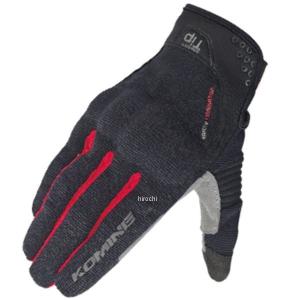 4573325705821 GK-183 コミネ KOMINE 2022年春夏モデル プロテクトメッシュグローブ ブレイブ 黒/赤 Mサイズ JP店