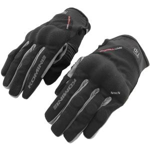 4573325705890 GK-183 コミネ KOMINE 2022年春夏モデル プロテクトメッシュグローブ ブレイブ 黒/ダークグレー Mサイズ JP店