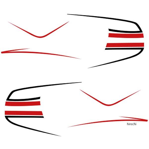 st-4_rdbk ワールドウォーク RZノスタルジックステッカー XSR155 赤/黒 JP店