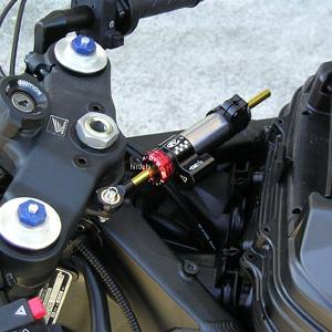 CNCボディ/75mmストローク]汎用ステアリングダンパー灰CBR1000RR