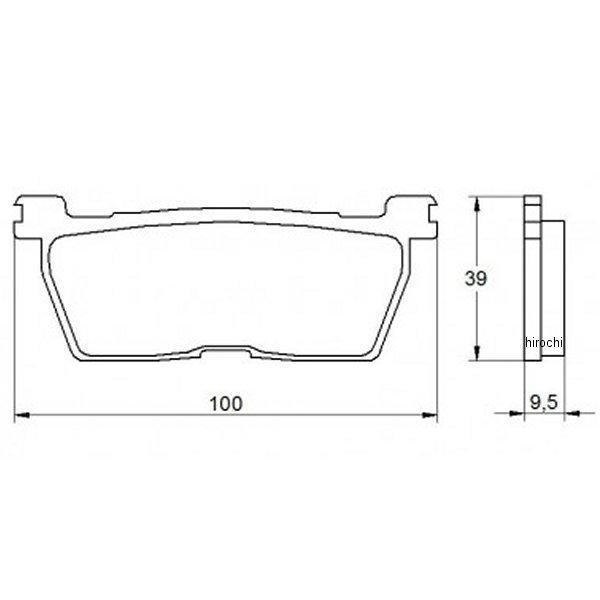 403-AGPP121-ST アコサット ACCOSSATO ブレーキパッド AGPP121 スタン...