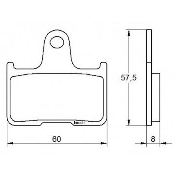 403-AGPP143-OR アコサット ACCOSSATO ブレーキパッド AGPP143 オーガ...