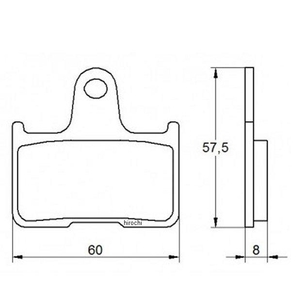 403-AGPP143-ST アコサット ACCOSSATO ブレーキパッド AGPP143 スタン...
