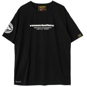 【メーカー在庫あり】 VS23804S バンソン VANSON 春夏モデル メッシュTシャツ 黒/白 Mサイズ JP店｜hirochi