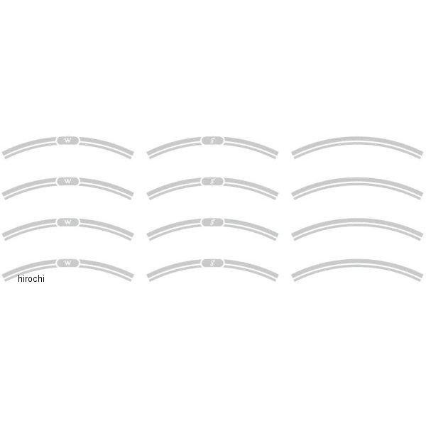 w800rim_s ワールドウォーク NEO CLASSICリムステッカー W800 シルバー JP...