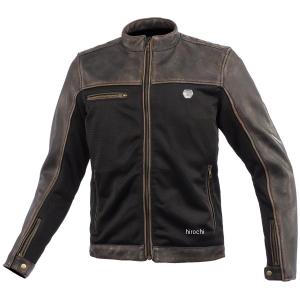 KOMINE 春夏ライダーメッシュジャケット ブラック新品未使用バイクウエア コミネ（Komine） メッシュジャケット JK-166 ハーフレザーメッシュ