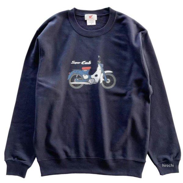 2202HD02-31 ホンダ スーパーカブ スウェットシャツ ベーシック ネイビー Lサイズ JP...