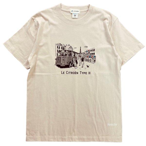 2301CT01-01 シトロエン LE CITROEN TYPE-H Tシャツ ベージュ Lサイズ...