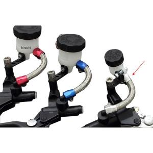 PMC ブレーキマスター用メッシュホース レッド 33-031 バイク