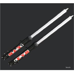 74-683 ピーエムシー PMC KYB38φ フロントフォーク＆トリプルクランプASSY T-2 72年-75年 Z1 Z2 シルバー/黒 JP店