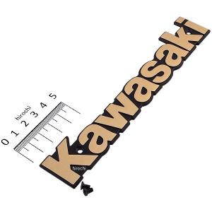 カワサキ Kawasaki 純正 タンク エンブレム ネジ止めタイプ 金文字