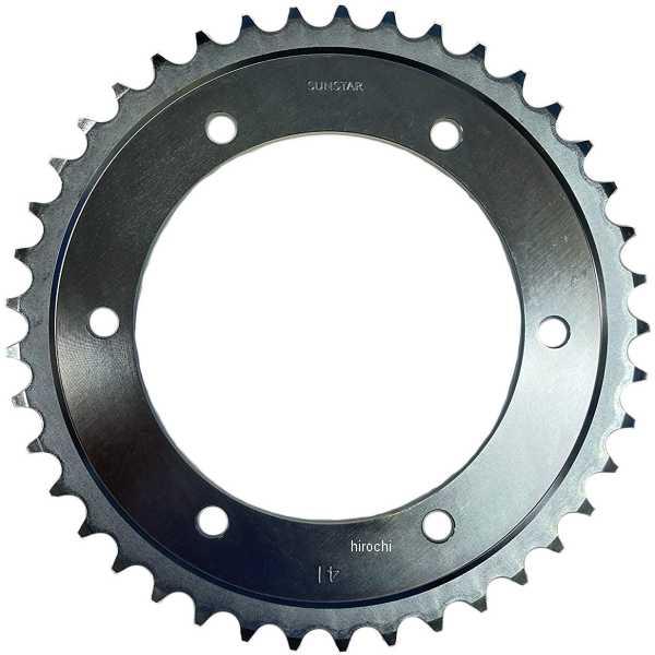 JY-111-41 サンスター リアスプロケット スチール 525/41T TRX850 シルバー ...